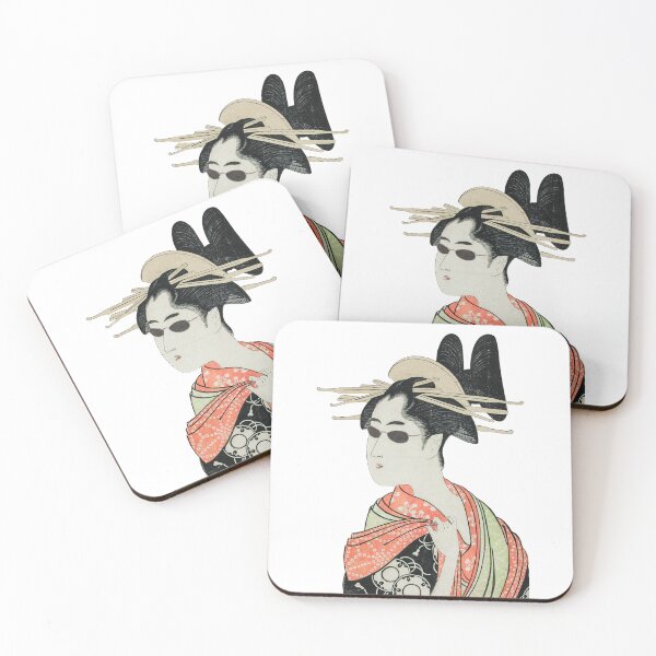 Item preview, Japanese Ukiyo-e Style Cool Geisha designed and sold by Bentenya.