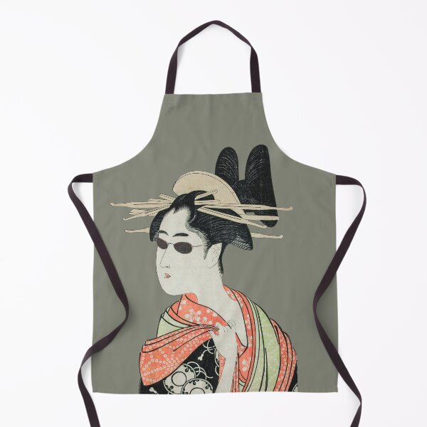 Item preview, Japanese Ukiyo-e Style Cool Geisha designed and sold by Bentenya.