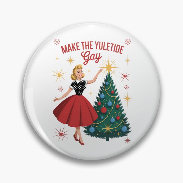 Item preview, Make The Yuletide Gay Subtle Pride Lesbian Bisexual Christmas Bi Pride Queer Christmas Crewneck Bisexual Pride designed and sold by IdunayaStore.
