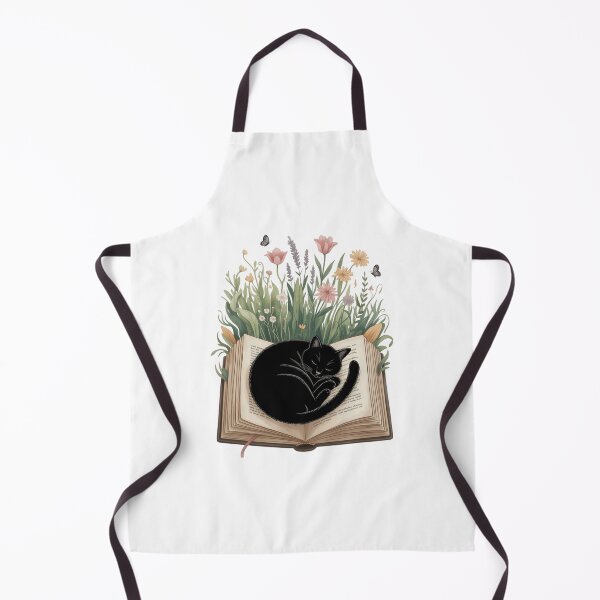 Item preview, Cute Cat Book Cat Owner For Book Lovers Floral Cat designed and sold by IdunayaStore.