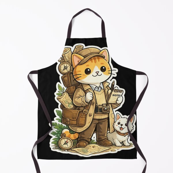 Item preview, Adventure Cat Explorer - Tintin Inspired Voyager Art designed and sold by anandariki.