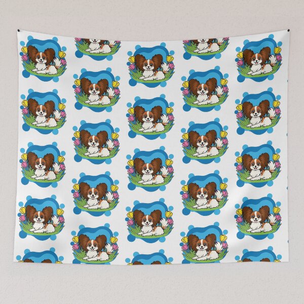 Item preview, CUTE PAPILLON CARTOON - TULIPS designed and sold by dzk9designs.