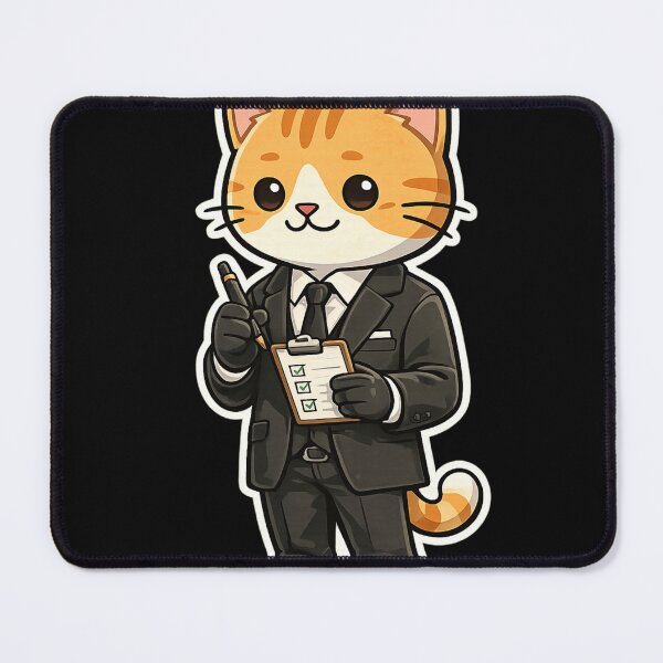 Item preview, Secret Agent Cat - Men in Black Professional Kitty Parody designed and sold by anandariki.