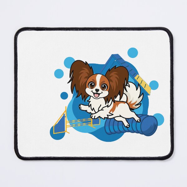 Item preview, CUTE PAPILLON CARTOON - AGILITY designed and sold by dzk9designs.