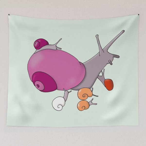 Item preview, Lesbian Pride Snails designed and sold by PicStitch.