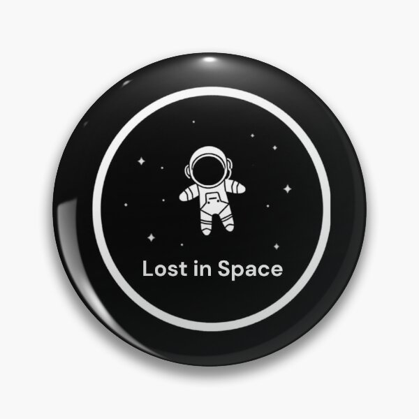 Item preview, Lost in Space Minimalist Astronaut Aesthetic T-Shirt Sticker Design designed and sold by Danisrin Finds.