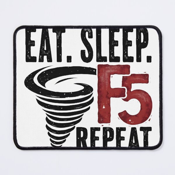 Item preview, Eat Sleep F5 Repeat – Beast Mode Wrestling-Inspired Grunge Typography | Funny Gym & Tech Meme Design designed and sold by Nene's design.