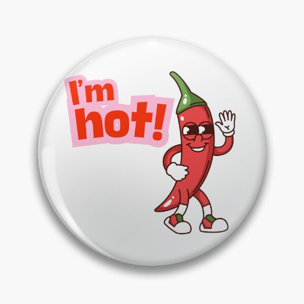 Item preview, Spicy Chili Cartoon Sticker - 90s Retro Mascot Design designed and sold by GoodBaguette.