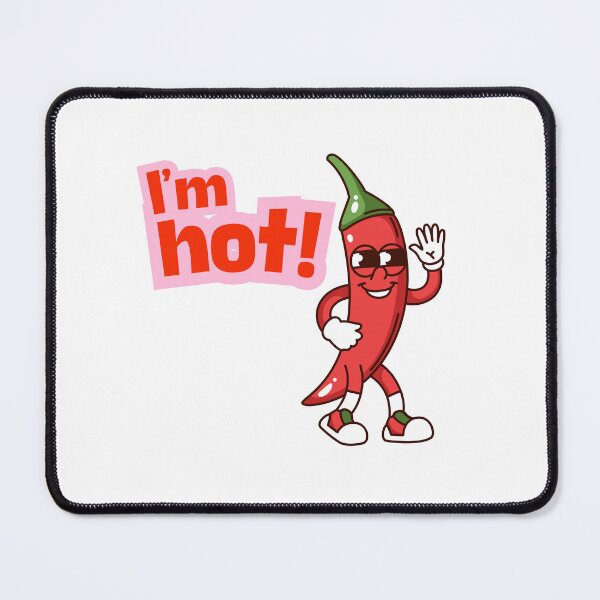 Item preview, Spicy Chili Cartoon Sticker - 90s Retro Mascot Design designed and sold by GoodBaguette.