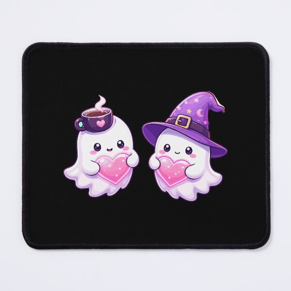 Item preview, Cute Kawaii Ghosts Holding Pink Hearts designed and sold by Spotty-Shanmukh.