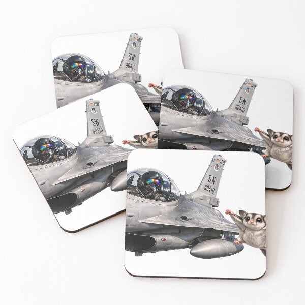 Item preview, Sugar Glider vs F-16 - Calm in Chaos designed and sold by OneStepFromArt.
