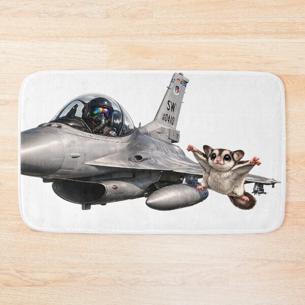 Item preview, Sugar Glider vs F-16 - Calm in Chaos designed and sold by OneStepFromArt.