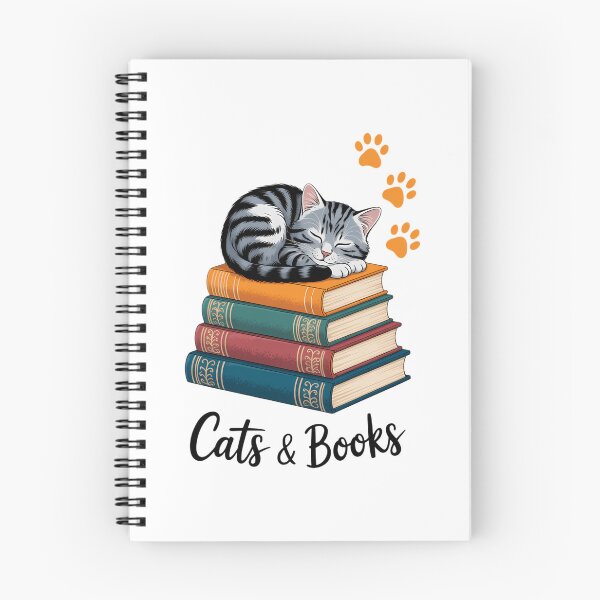 Item preview, Cats & Books Cat Book Lover Reader Cat Lovers Librarian designed and sold by IdunayaStore.