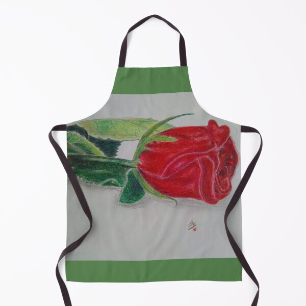 Item preview, Original Red rose colour pencil drawing using Faber castle designed and sold by Heaven1111.