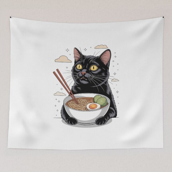 Item preview, Cat Lover Anime Cat Japanese Cat Kawaii Foodies designed and sold by IdunayaStore.