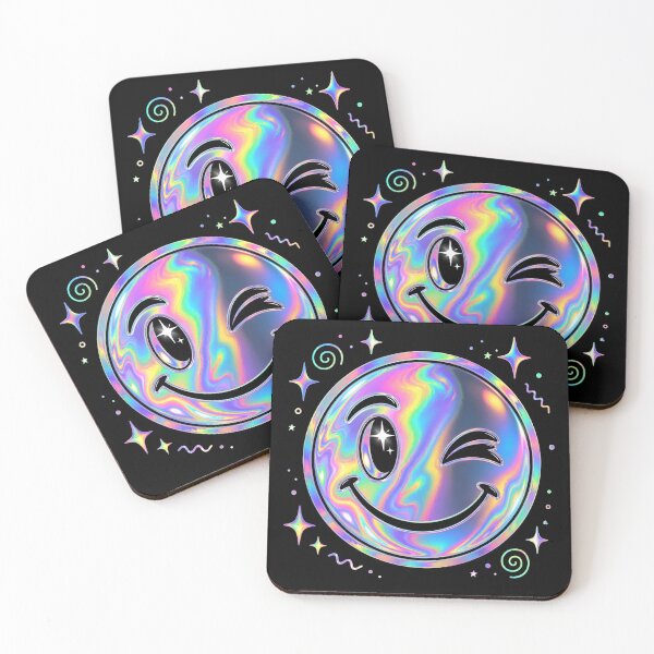 Item preview, Holographic Smiley Face designed and sold by EsenciaZen.