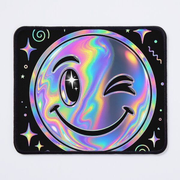 Item preview, Holographic Smiley Face designed and sold by EsenciaZen.