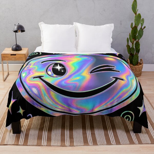 Item preview, Holographic Smiley Face designed and sold by EsenciaZen.