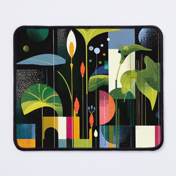 Item preview, Pop Art-Inspired Colorful Tropical Leaves Abstract Designs designed and sold by DEC02.