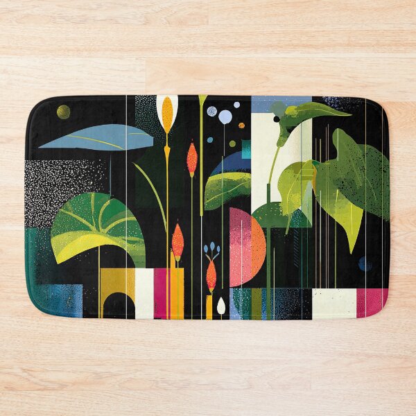 Item preview, Pop Art-Inspired Colorful Tropical Leaves Abstract Designs designed and sold by DEC02.