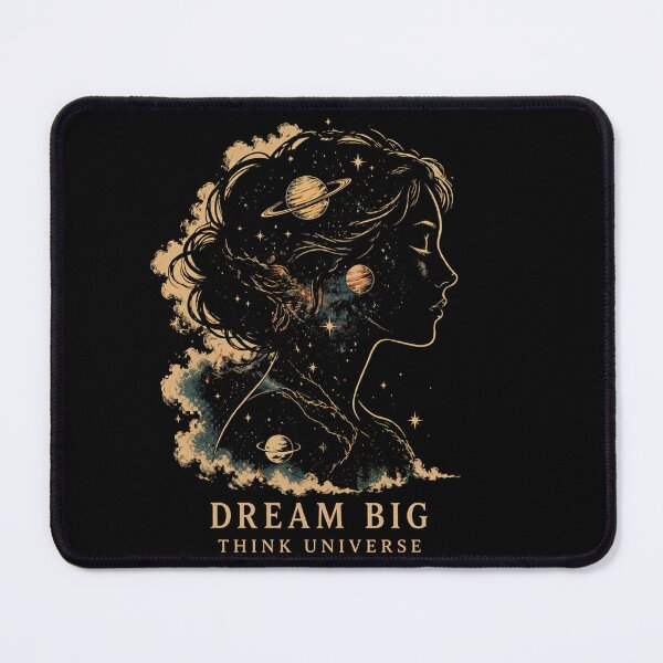 Item preview, Dream Big Think Universe - Cosmic Woman Celestial Portrait designed and sold by SajolCanva.