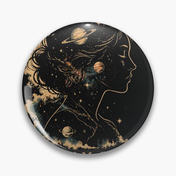 Item preview, Dream Big Think Universe - Cosmic Woman Celestial Portrait designed and sold by SajolCanva.