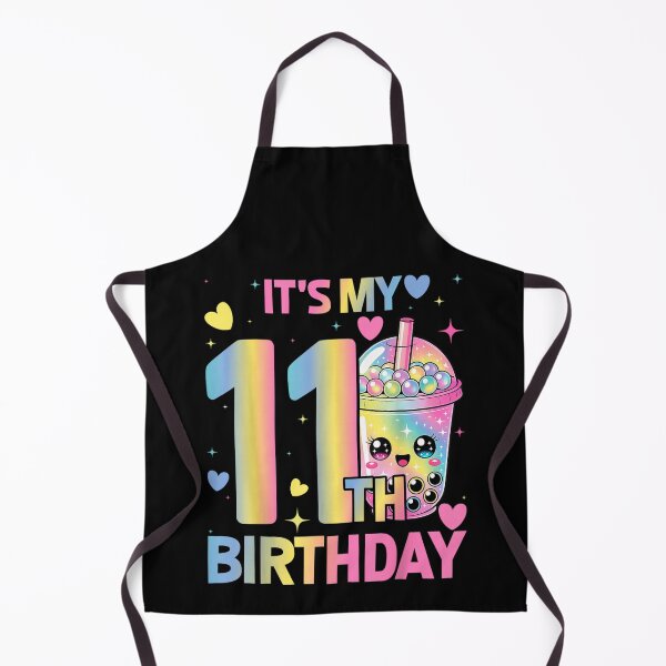 Item preview, It's My 11th Birthday Bubble Boba Tea Party 11 Year Old Girl designed and sold by MatherFisher.