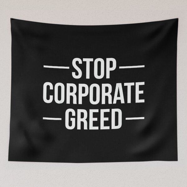 Item preview, Stop corporate greed healthcare workers designed and sold by ElaineZPink.