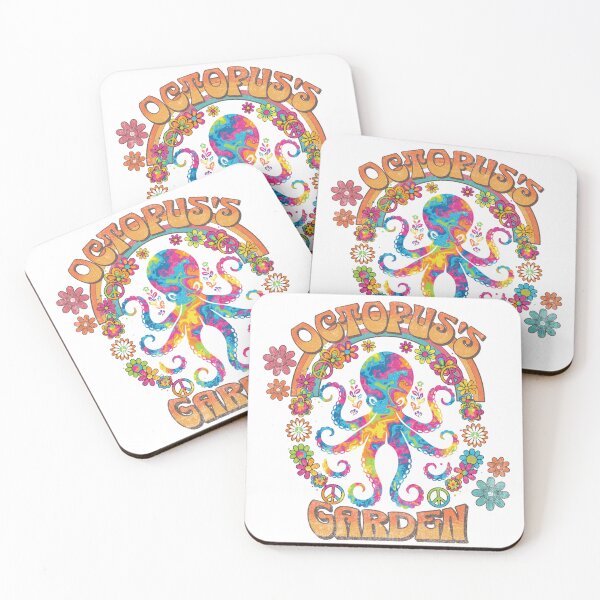 Item preview, Psychedelic Garden Octopus designed and sold by Nacho Average Designs.