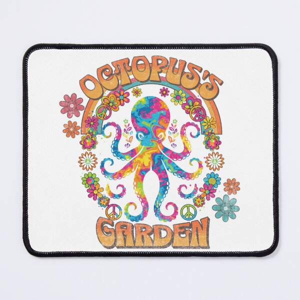 Item preview, Psychedelic Garden Octopus designed and sold by Nacho Average Designs.