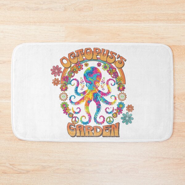 Item preview, Psychedelic Garden Octopus designed and sold by Nacho Average Designs.
