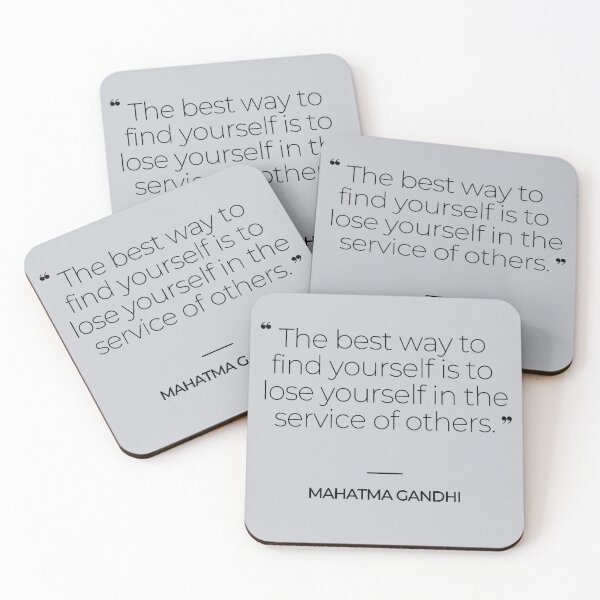 Item preview, Mahatma Gandhi Famous Quotes designed and sold by TonsPOD.