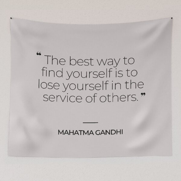 Item preview, Mahatma Gandhi Famous Quotes designed and sold by TonsPOD.