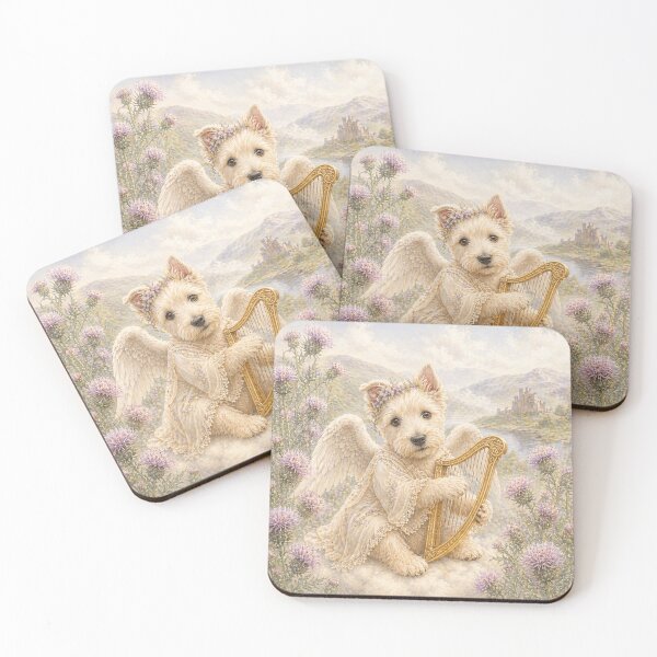 Item preview, Highland Angel Puppy - Wheaten Scottish Terrier designed and sold by CJChronicles.