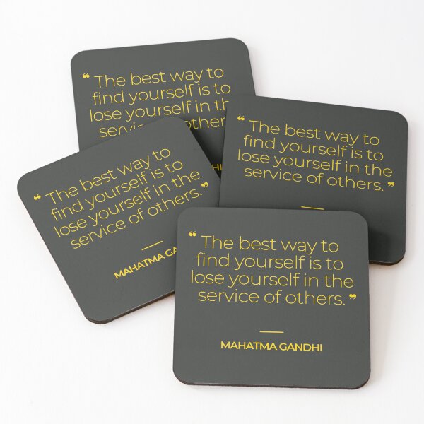 Item preview, Mahatma Gandhi Famous Quotes designed and sold by TonsPOD.