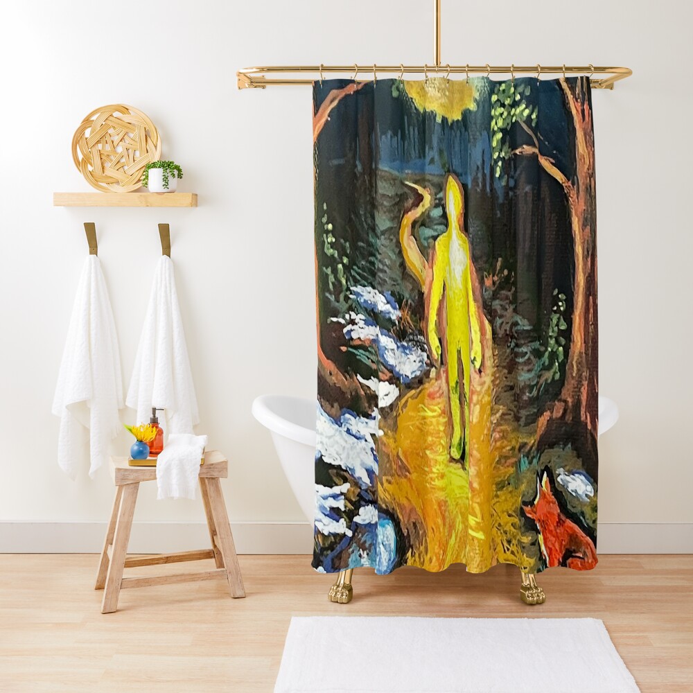 Item preview, Shower Curtain designed and sold by tealmatrix.