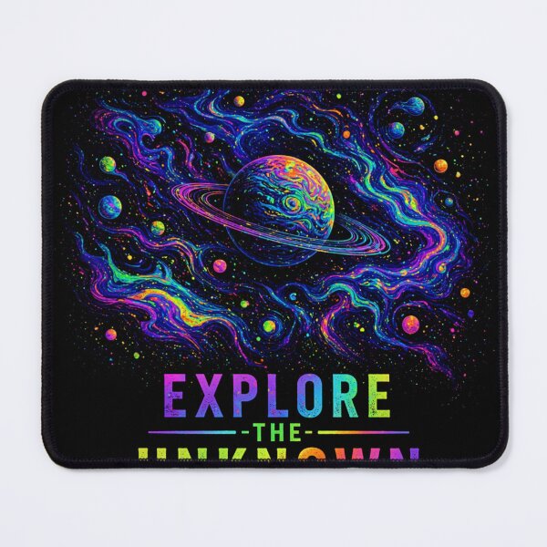 Item preview, Explore The Unknown Psychedelic Space Galaxy Design designed and sold by AbstractAuraArt.