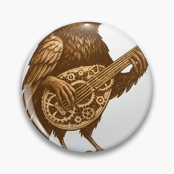 Item preview, clockwork crow designed and sold by UnhingedAttire.