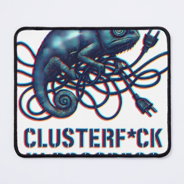 Item preview, clusterfuck in progress designed and sold by UnhingedAttire.