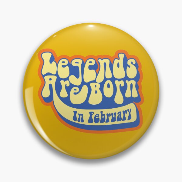 Item preview, Legends Are Born In February Birthday Gift Typography designed and sold by JavaGraph.