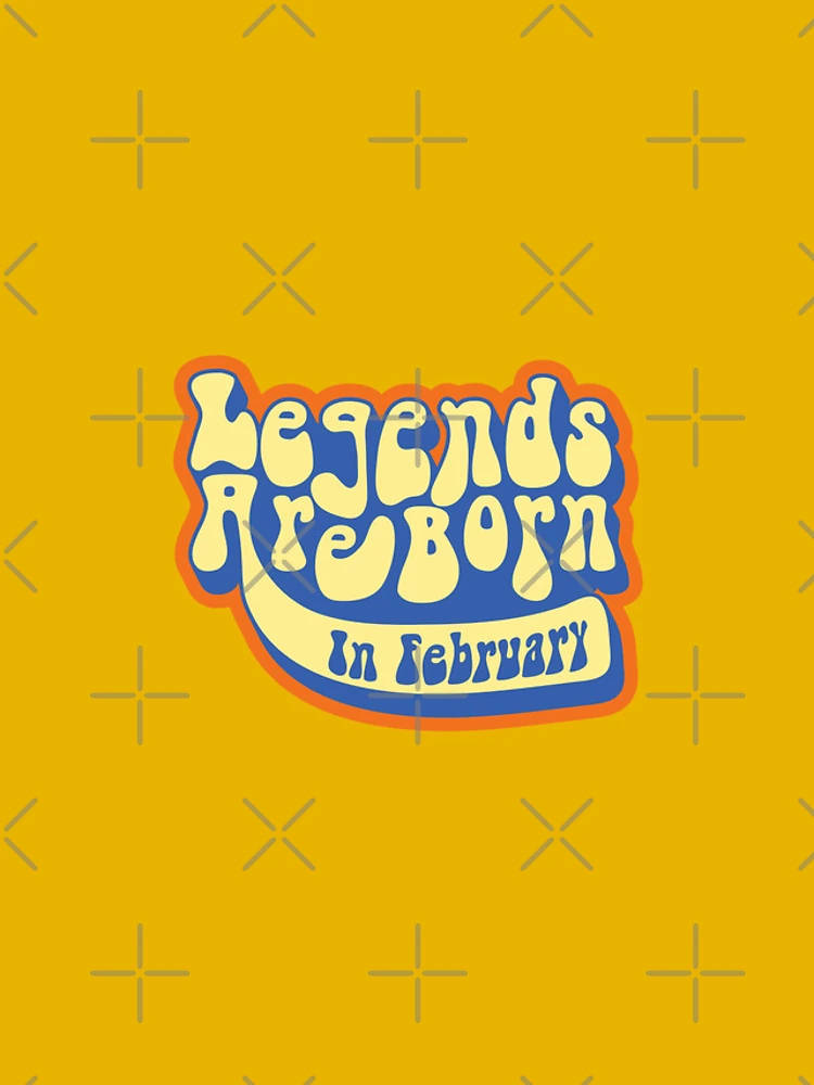Thumbnail 4 of 4, iPhone Case, Legends Are Born In February Birthday Gift Typography designed and sold by JavaGraph.