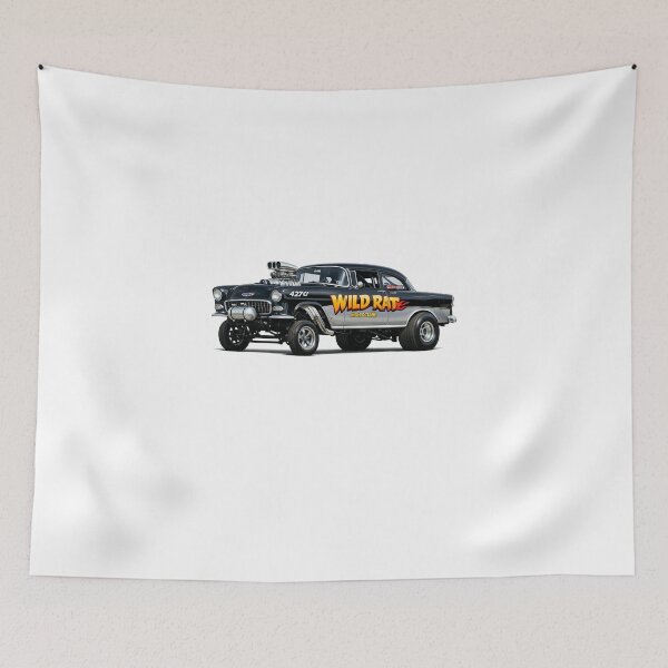 Item preview, 50s Gasser Hot Rod – Vintage Drag Racing Muscle Car Design designed and sold by Fleetwood1994.