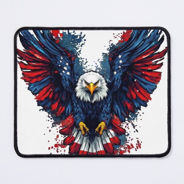 Item preview, Patriotic American Eagle Wings USA Flag – Freedom Bald Eagle Graphic T-Shirt designed and sold by Kanvasly.