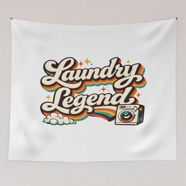 Item preview, Laundry Legend Retro Laundry Room Art • Funny Washing Machine Design • Vintage Cleaning Aesthetic designed and sold by Bright Nest Studio.