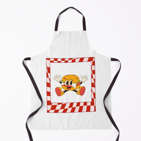 Item preview, Happy Cheeseburger cartoon - Vintage 1930s Rubber Hose Graphic designed and sold by GoodBaguette.