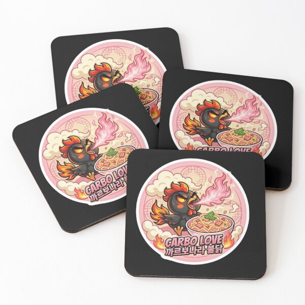 Item preview, Ultimate K-Spicy Noodle Challenge - Carbo Buldak Chicken Sticker designed and sold by K-Vibe Design Studio.