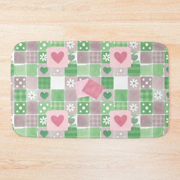 Item preview, Patchwork Hearts designed and sold by StuffWeMade.