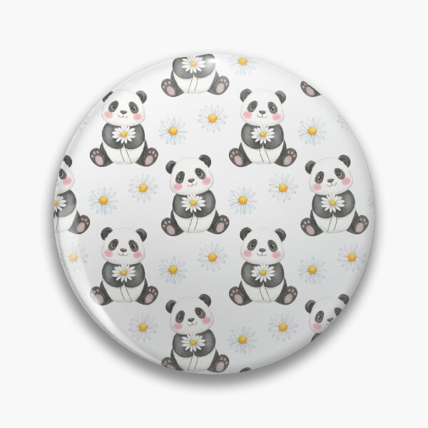 Item preview, Panda with daisy designed and sold by naragon4289.