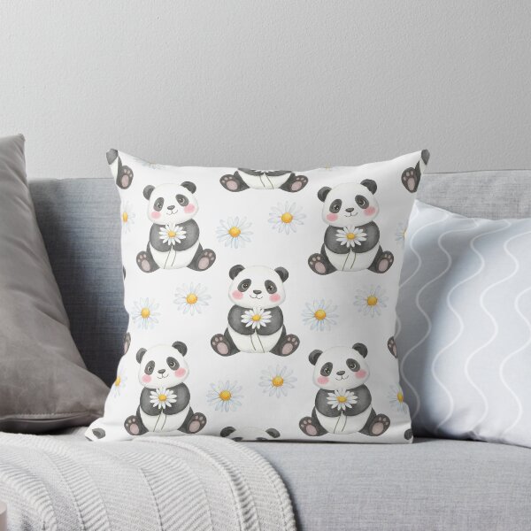 Item preview, Panda with daisy designed and sold by naragon4289.