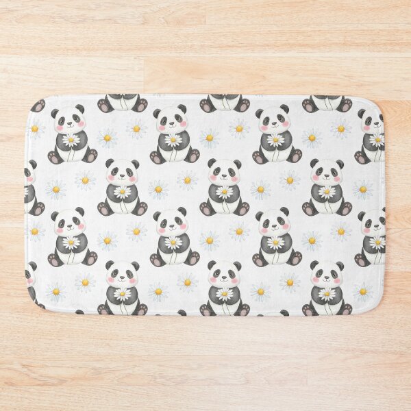 Item preview, Panda with daisy designed and sold by naragon4289.